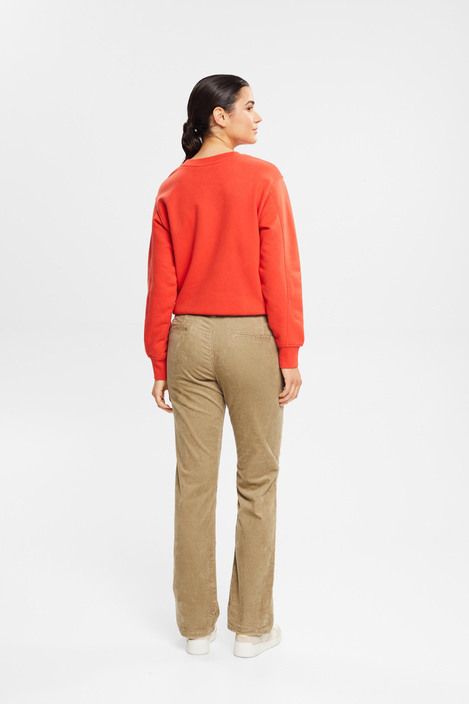 Shop the Latest in Womens Fashion 80s Straight corduroy trousers  ESPRIT  Taiwan Official Online Store